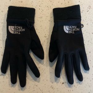 North Face black gloves